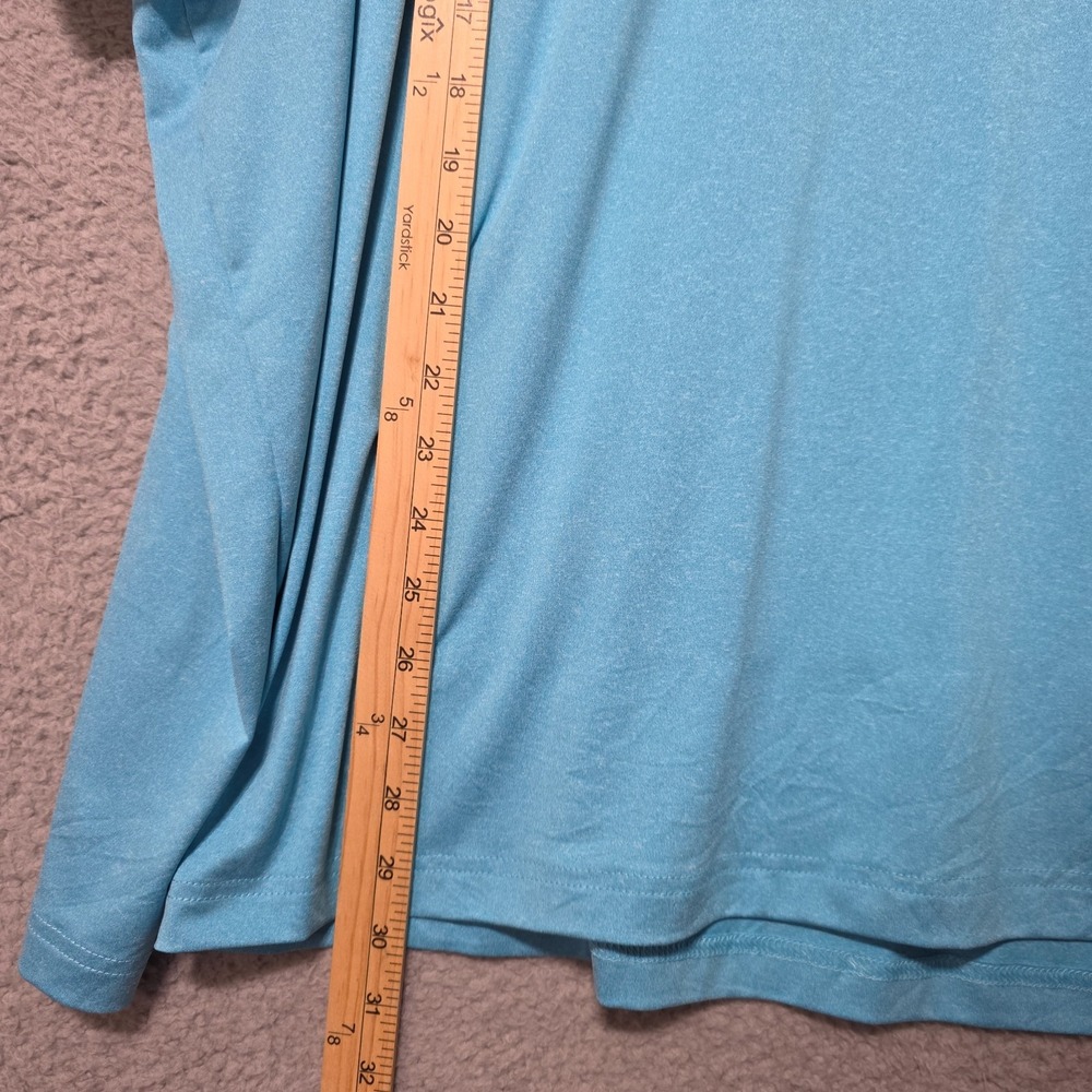ZELOS Mens 3X Big Tall Blue Moisture Wicking T-Shirt Athletic Performance NWT - Picture 3 of 6